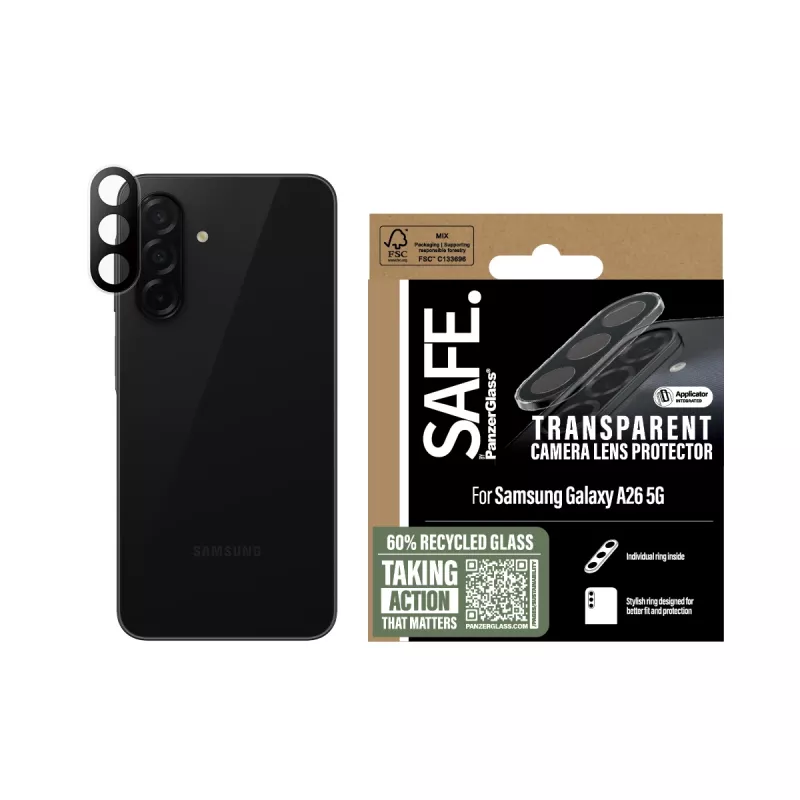 Camera-objectiefbescherming PanzerGlass Samsung Galaxy A26 5G transparant krasvast stootvast