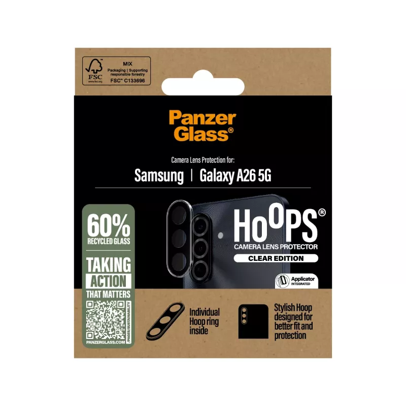 Camera-objectiefbescherming PanzerGlass Samsung Galaxy A26 5G krasvast stootvast