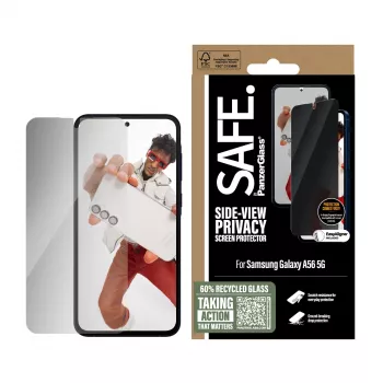 PanzerGlass SAFE. by ® privacy-displayschermbeschermfolie Samsung Galaxy A56 5G | Ultra-Wide Fit met EasyAligner