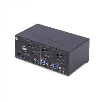 StarTech.com P2ADDH462-KVM-SWITCH KVM-switch zwart