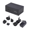 StarTech.com P2ADDH462-KVM-SWITCH KVM-switch zwart