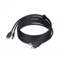 StarTech.com 10ft (3m) HDMI- en USB-5Gbit/s-KVM-kabel, 4K 60Hz, HDMI-2.0- en USB-combikabel voor KVM-switches