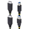 StarTech.com 10ft (3m) HDMI- en USB-5Gbit/s-KVM-kabel, 4K 60Hz, HDMI-2.0- en USB-combikabel voor KVM-switches