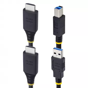 StarTech.com 10ft (3m) HDMI- en USB-5Gbit/s-KVM-kabel, 4K 60Hz, HDMI-2.0- en USB-combikabel voor KVM-switches