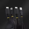 StarTech.com 10ft (3m) HDMI- en USB-5Gbit/s-KVM-kabel, 4K 60Hz, HDMI-2.0- en USB-combikabel voor KVM-switches