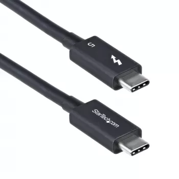 StarTech.com 2.6ft (80cm) Thunderbolt 5-kabel, 80 Gbit/s/ tot 120 Gbit/s, 240 W PD, 8K 60 Hz, gecertificeerde Thunderbolt-kabel – compatibel met Thunderbolt 4/USB4/USB-C