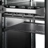 StarTech.com 1U serverrack-legbord – universele geventileerde rack-montage cantilever lade voor 19 inch netwerkapparatuur-rack & kast – hoogbelastbaar staal – draagvermogen 44lb/20kg – 16 inch diepe lade, zwart