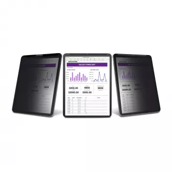 StarTech.com 4-weg privacyfolie voor 12,9 inch iPad Pro, 3e gen. en nieuwer, voor staand/liggend, touchgeschikt, +/- 30° kijkhoek, blokkeert tot 51 % blauw licht, mat