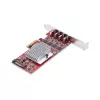 StarTech.com 4-poorts USB Type-C PCIe-kaart, USB 3.2 10Gbps, USB-C PCI Express-uitbreidingskaart, 4x onafhankelijke USB-controllers, Windows/Linux/macOS, TAA-conform