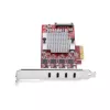StarTech.com 4-poorts USB Type-C PCIe-kaart, USB 3.2 10Gbps, USB-C PCI Express-uitbreidingskaart, 4x onafhankelijke USB-controllers, Windows/Linux/macOS, TAA-conform