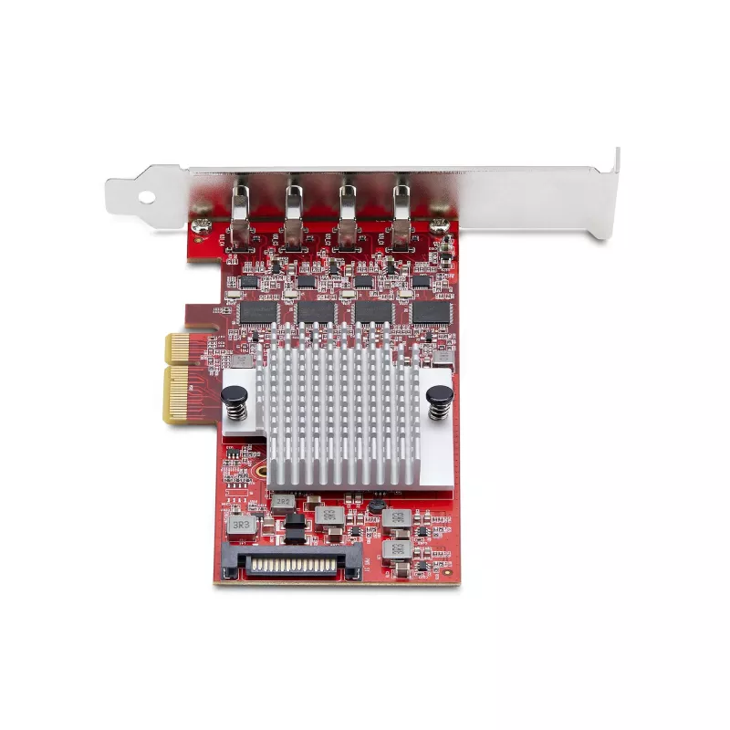 StarTech.com 4-poorts USB Type-C PCIe-kaart, USB 3.2 10Gbps, USB-C PCI Express-uitbreidingskaart, 4x onafhankelijke USB-controllers, Windows/Linux/macOS, TAA-conform
