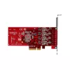 StarTech.com 4-poorts USB Type-C PCIe-kaart, USB 3.2 10Gbps, USB-C PCI Express-uitbreidingskaart, 4x onafhankelijke USB-controllers, Windows/Linux/macOS, TAA-conform