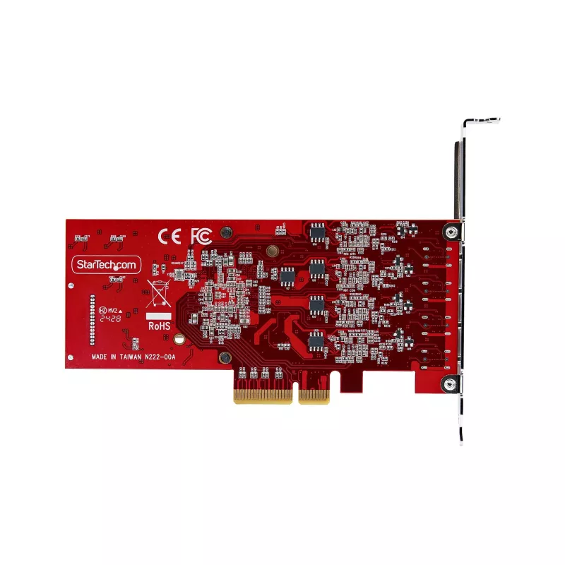 StarTech.com 4-poorts USB Type-C PCIe-kaart, USB 3.2 10Gbps, USB-C PCI Express-uitbreidingskaart, 4x onafhankelijke USB-controllers, Windows/Linux/macOS, TAA-conform