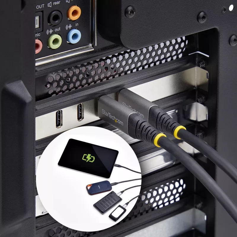 StarTech.com 4-poorts USB Type-C PCIe-kaart, USB 3.2 10Gbps, USB-C PCI Express-uitbreidingskaart, 4x onafhankelijke USB-controllers, Windows/Linux/macOS, TAA-conform