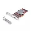 StarTech.com 4-poorts USB Type-C PCIe-kaart, USB 3.2 10Gbps, USB-C PCI Express-uitbreidingskaart, 4x onafhankelijke USB-controllers, Windows/Linux/macOS, TAA-conform