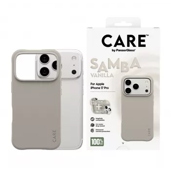 Hoesje PanzerGlass CARE by modieuze hoes Samba Vanilla MagSafe iPhone 17 Pro