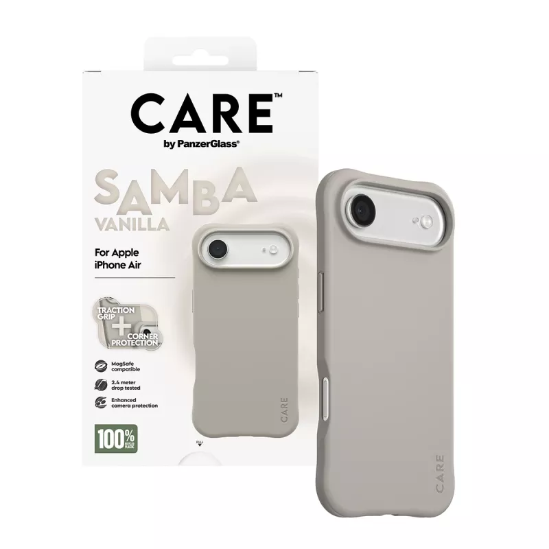Hoesje PanzerGlass CARE by modieuze hoes Samba Vanilla MagSafe iPhone 17 Air