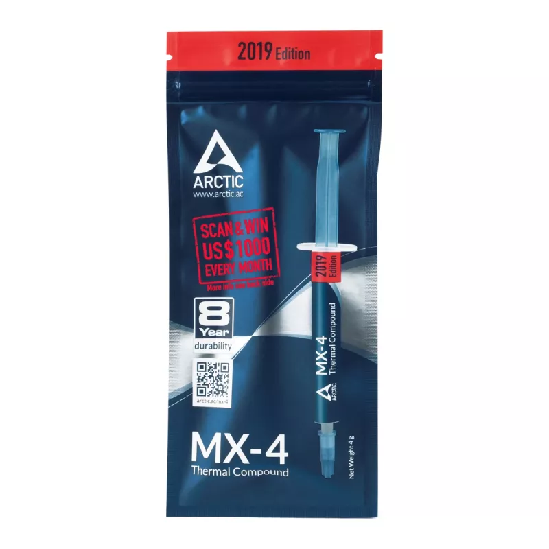 ARCTIC MX-4 (4 g) Edition 2019 – high-performance warmtegeleidingspasta