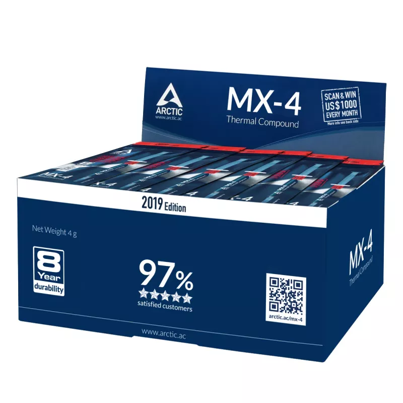 ARCTIC MX-4 (4 g) Edition 2019 – high-performance warmtegeleidingspasta