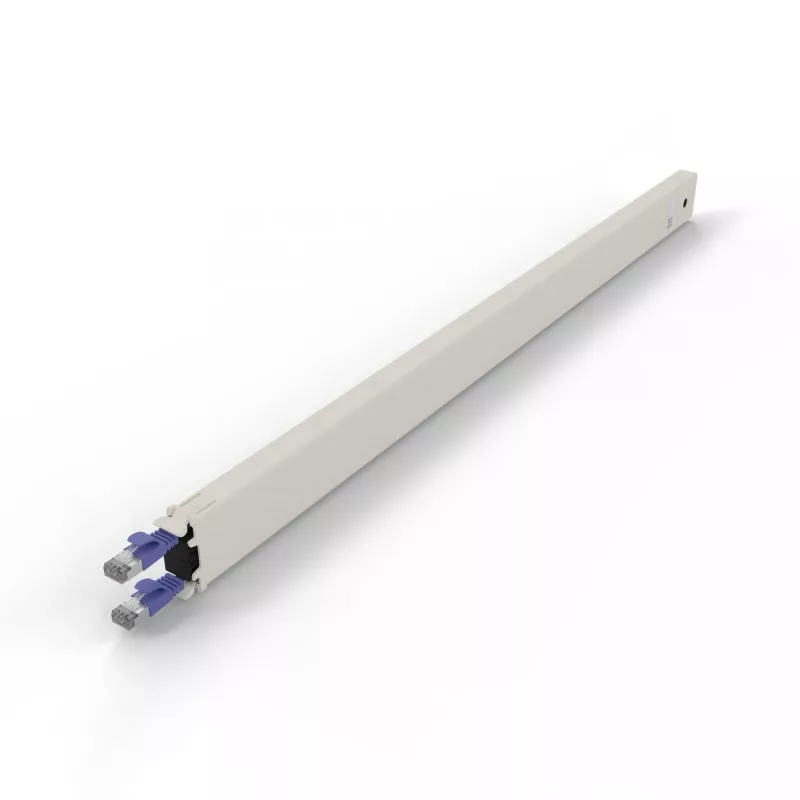 PATCHBOX.one / cassette / 30HE / STP / violet, 1,8 m, Cat6a, U/FTP (STP), RJ-45, RJ-45, violet