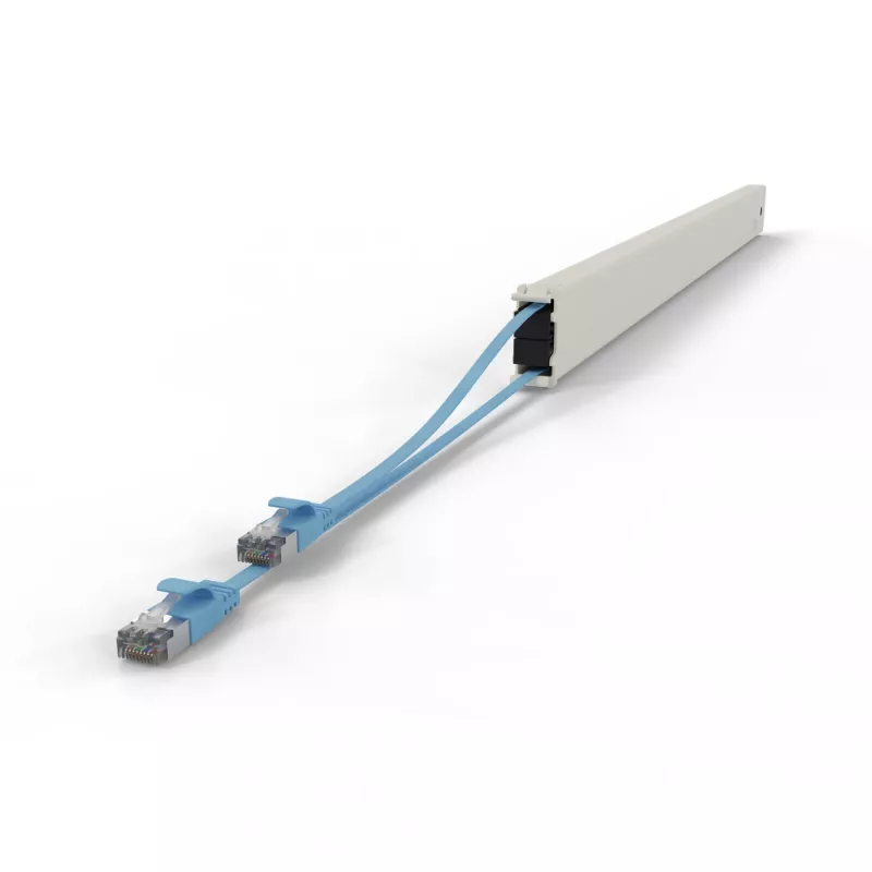 Netwerkkabel PATCHBOX CONE46STPBL RJ-45 Cat6a 2,5 m blauw