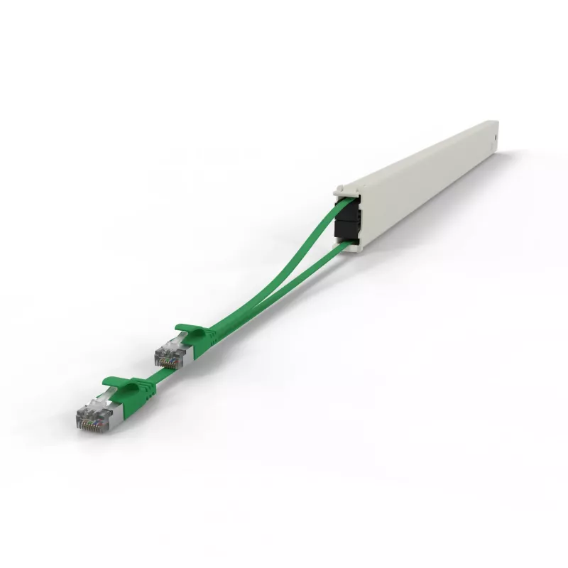 Netwerkkabel PATCHBOX CONE46STPGR RJ-45 Cat6a 2,5 m groen