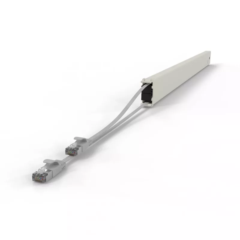Netwerkkabel PATCHBOX CONE46STPSL RJ-45 Cat6a 2,5 m grijs
