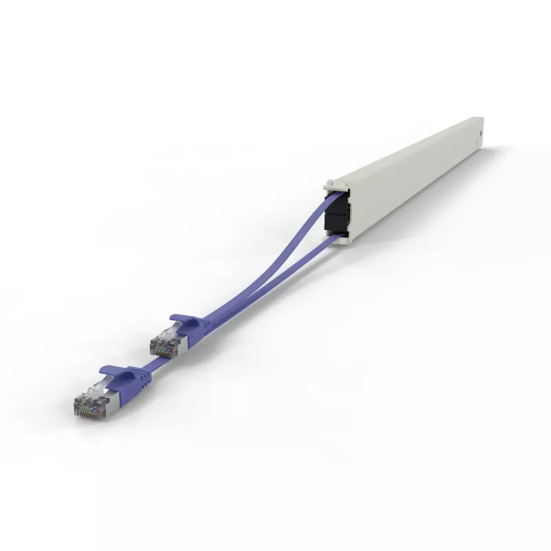 PATCHBOX patchbox.one CONE46STPVI patchkabelcassette, 46RU, Cat6a, STP, paars