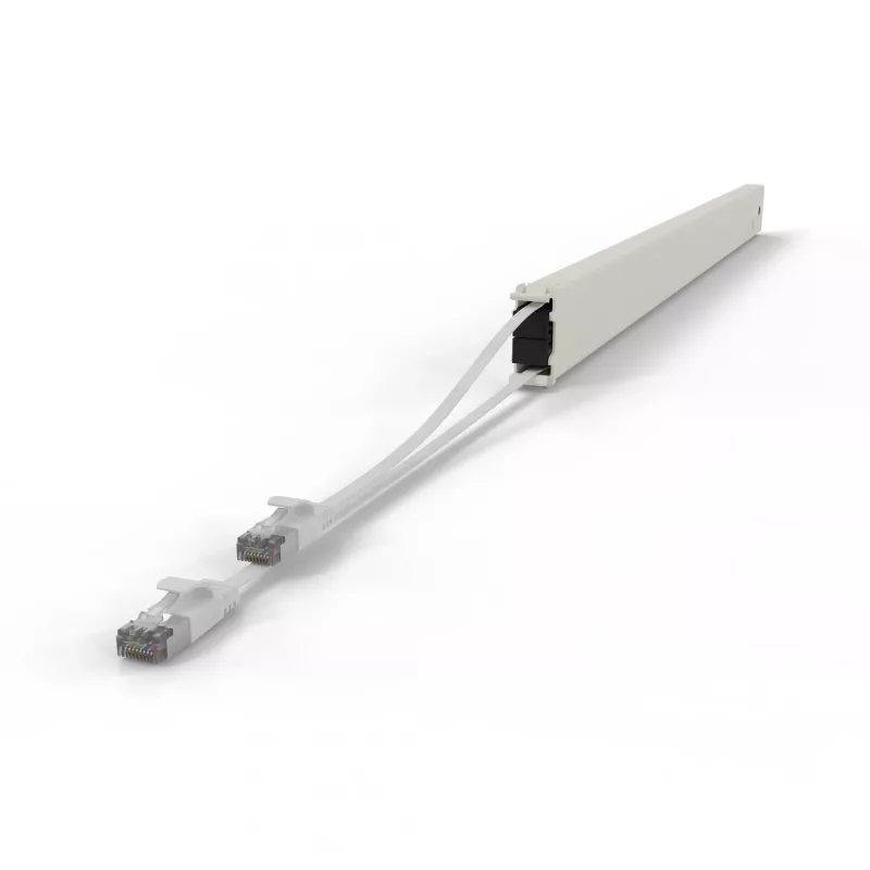 Netwerkkabel PATCHBOX CONE46STPWH 2,5 m Cat6a U/FTP wit
