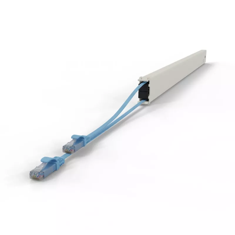 Netwerkkabel PATCHBOX CONE46UTPBL RJ-45 Cat6a 2,5 m blauw