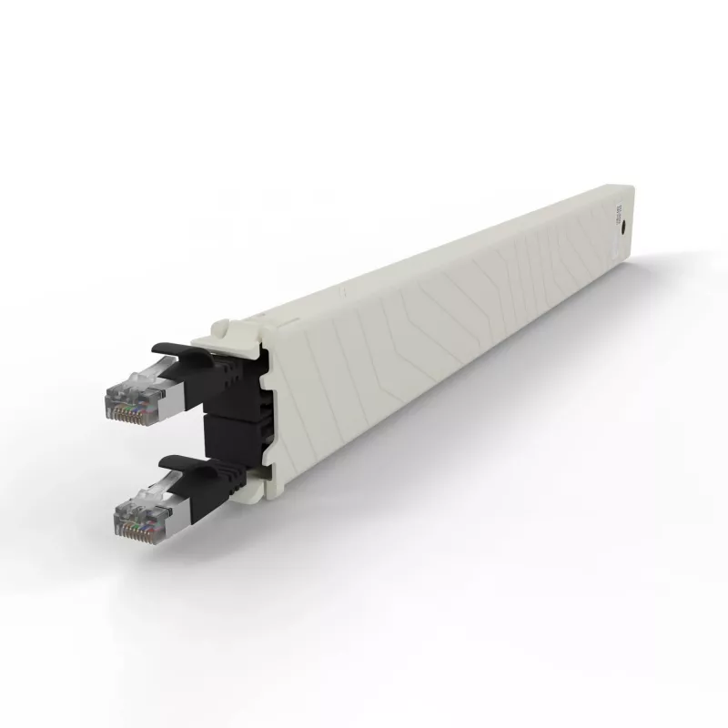 Netwerkkabel PATCHBOX CONEX8STPBK RJ-45 Cat6a 0,8 m zwart
