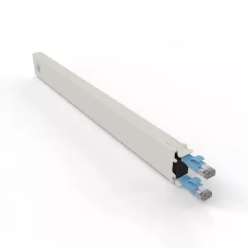 Netwerkkabel PATCHBOX CONEX8STPBL RJ-45 Cat6a 0,8 m blauw