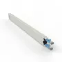 Netwerkkabel PATCHBOX CONEX8STPBL RJ-45 Cat6a 0,8 m blauw