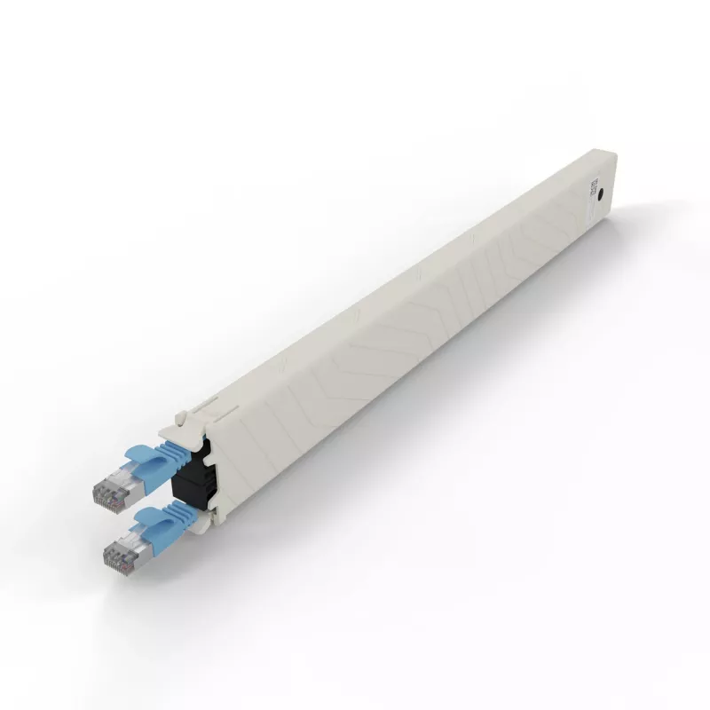 Netwerkkabel PATCHBOX CONEX8STPBL RJ-45 Cat6a 0,8 m blauw