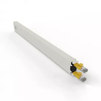 Netwerkkabel PATCHBOX CONEX8STPYL RJ-45 Cat6a 0,8 m geel