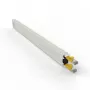 Netwerkkabel PATCHBOX CONEX8STPYL RJ-45 Cat6a 0,8 m geel