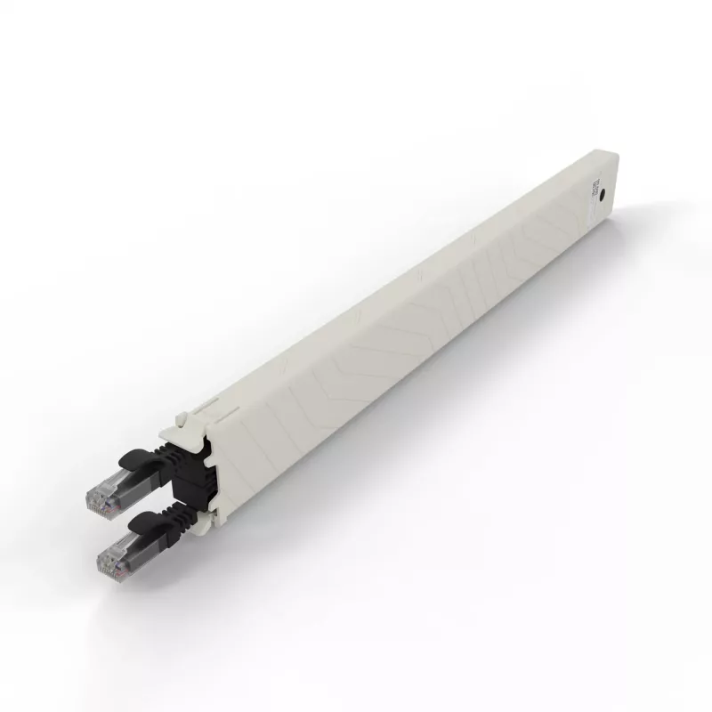 PATCHBOX patchbox.one CONEX8UTPBK uittrekbare patchkabelcassette, 8RU, Cat6a, UTP, zwart