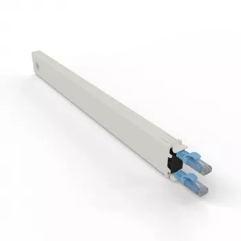 Netwerkkabel PATCHBOX CONEX8UTPBL RJ-45 Cat6a 0,8 m blauw