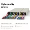 PATCHBOX .one CONEX8UTPYL 8RU Cat6a UTP uittrekbare koperen cassette, geel