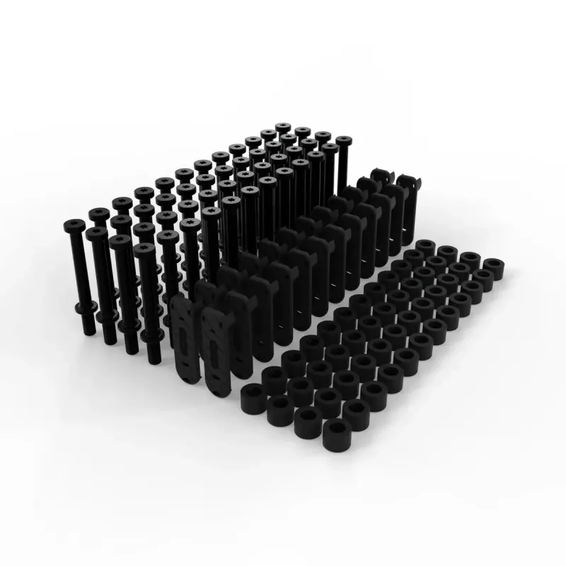 Kabelmanagement-paneel PATCHBOX Patchcatch Solo 24-pack zwart rood