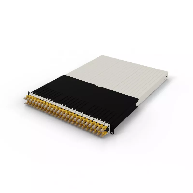 Patchbox netwerkkabel Cat6a U/UTP geel 1,8 m met RJ-45-stekkers