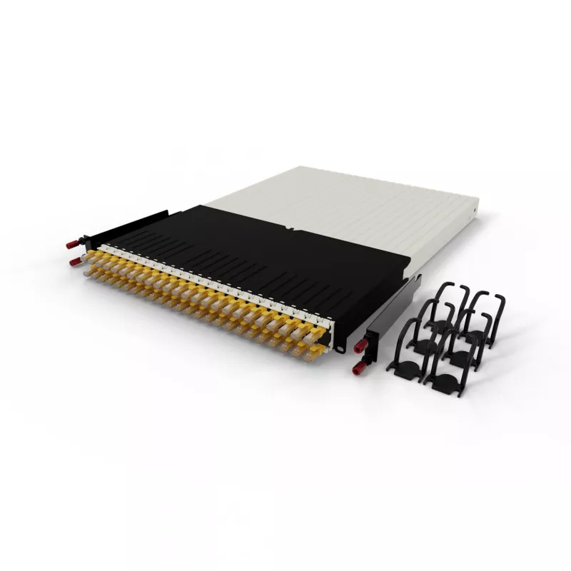 Patchbox netwerkkabel Cat6a U/UTP geel 1,8 m met RJ-45-stekkers