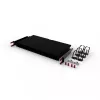 PATCHBOX .one PONEFRAME patchpaneelframe voor maximaal 24 cassettes, incl. montagerails, staal, zwart RAL 9005