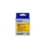 Epson labelcartridge Strong Adhesive LK-4YBW zwart/geel 12 mm (9 m)