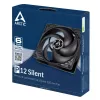 ARCTIC P12 Silent – drukgeoptimaliseerde, extra stille 120mm-ventilator