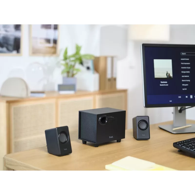 Trust Avora 2.1 luidsprekerset 9 W pc zwart 2.1 kanalen 2-weg