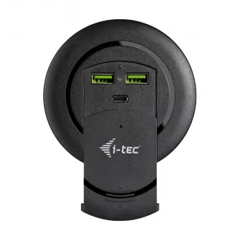 Oplader i-tec inbouw-tafelsnellader USB-C PD 3.0 + 3x USB 3.0 QC3.0 96 W