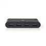 USB-hub Nedis TCARF200BK USB 3.2 Gen 1 Type-C zwart