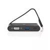 Nedis TCARF220BK USB-C-adapter USB 3.1, USB Type-A / USB Type-C / 1x VGA, zwart