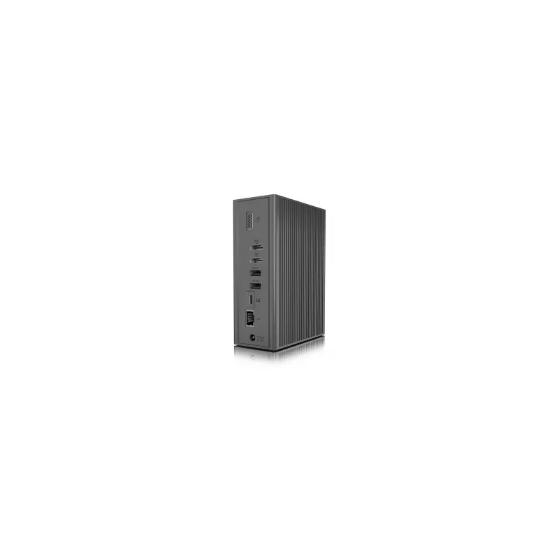 ICY BOX IB-DK2262AC bedraad USB 3.2 Gen 1 (3.1 Gen 1) Type-C antraciet